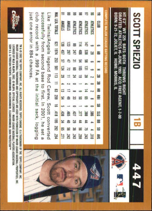 2002 Topps Chrome Baseball (#366-695) Singles - You Choose - Picture 121 of 473