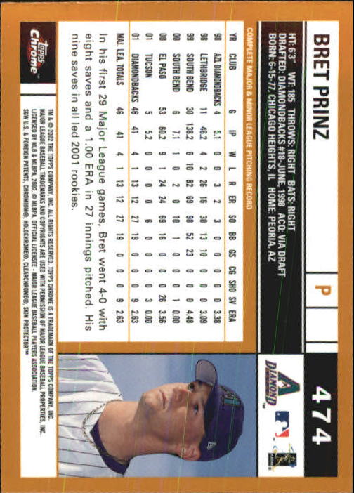 2002 Topps Chrome Baseball (#366-695) Singles - You Choose - Picture 161 of 473