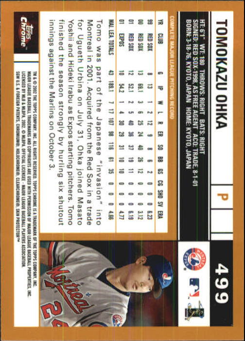 2002 Topps Chrome Baseball (#366-695) Singles - You Choose - Picture 189 of 473