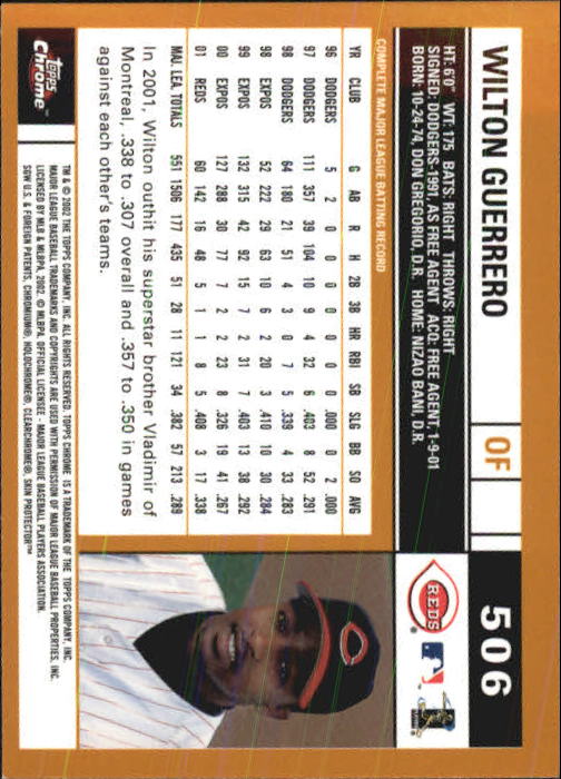 2002 Topps Chrome Baseball (#366-695) Singles - You Choose - Picture 197 of 473