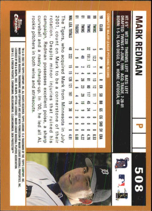 2002 Topps Chrome Baseball (#366-695) Singles - You Choose - Picture 201 of 473