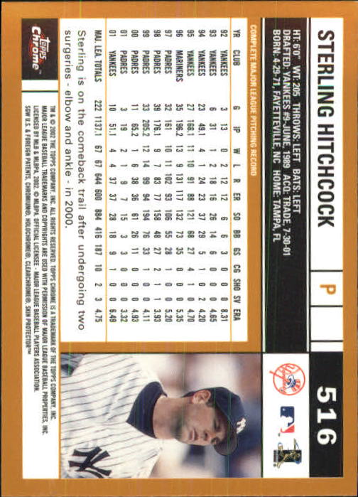 2002 Topps Chrome Baseball (#366-695) Singles - You Choose - Picture 215 of 473