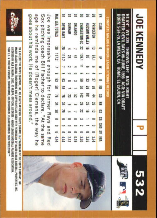 2002 Topps Chrome Baseball (#366-695) Singles - You Choose - Picture 233 of 473