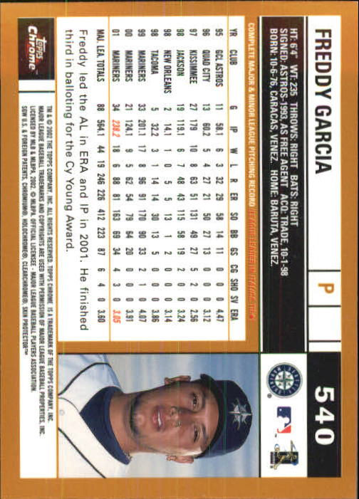 2002 Topps Chrome Baseball (#366-695) Singles - You Choose - Picture 247 of 473
