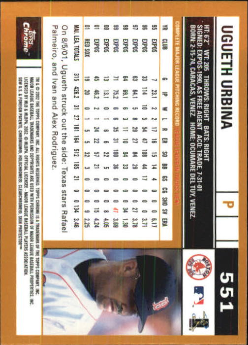 2002 Topps Chrome Baseball (#366-695) Singles - You Choose - Picture 263 of 473