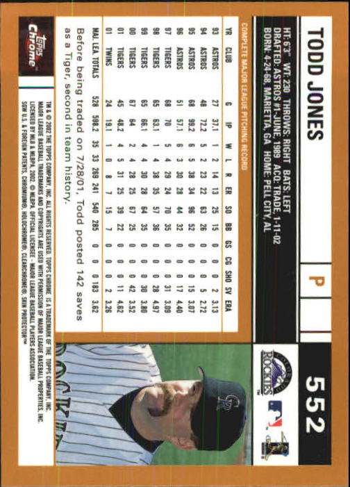 2002 Topps Chrome Baseball (#366-695) Singles - You Choose - Picture 265 of 473