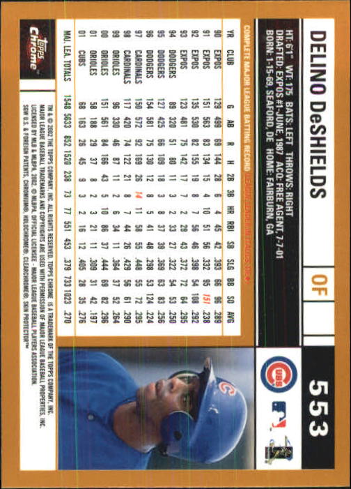 2002 Topps Chrome Baseball (#366-695) Singles - You Choose - Picture 267 of 473