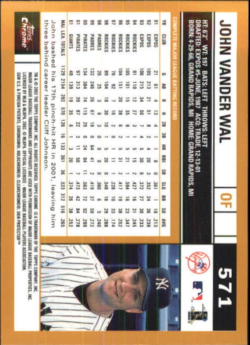 2002 Topps Chrome Baseball (#366-695) Singles - You Choose - Picture 291 of 473