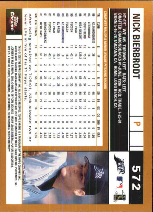 2002 Topps Chrome Baseball (#366-695) Singles - You Choose - Picture 293 of 473