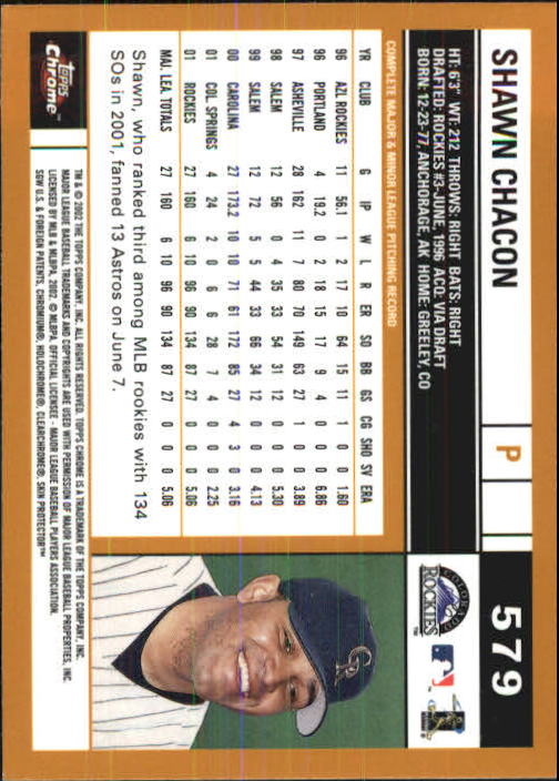 2002 Topps Chrome Baseball (#366-695) Singles - You Choose - Picture 305 of 473