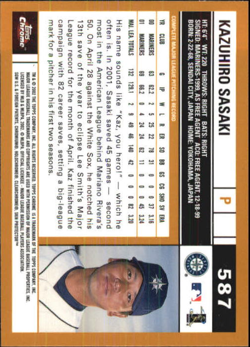 2002 Topps Chrome Baseball (#366-695) Singles - You Choose - Picture 315 of 473