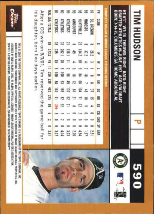 A1950- 2002 Topps Chrome BB Cards 396-695 +Inserts -You Pick- 15+ FREE US SHIP - Picture 287 of 418