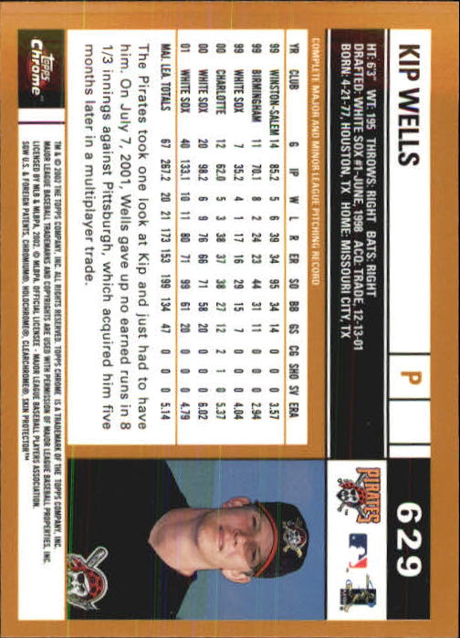 2002 Topps Chrome Baseball (#366-695) Singles - You Choose - Picture 359 of 473