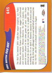 2002 Topps Chrome Baseball (#366-695) Singles - You Choose - Picture 383 of 473