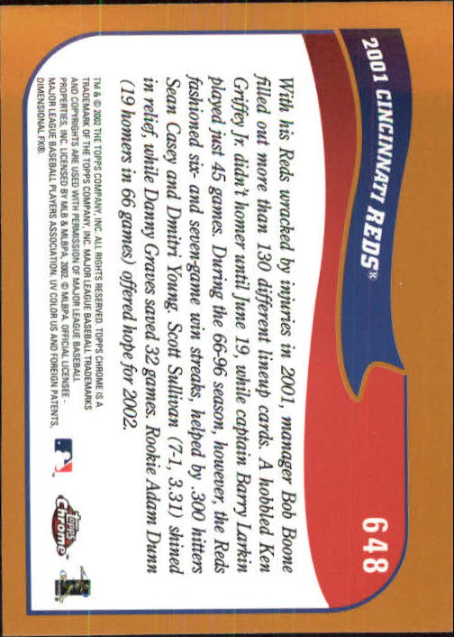 2002 Topps Chrome Baseball (#366-695) Singles - You Choose - Picture 389 of 473