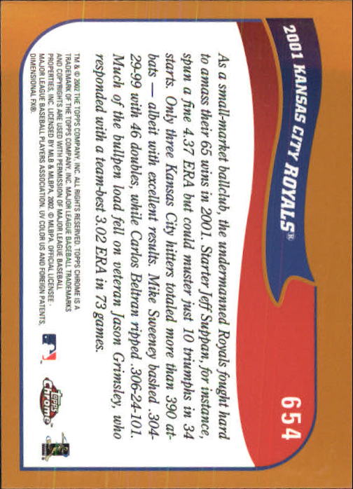 2002 Topps Chrome Baseball (#366-695) Singles - You Choose - Picture 401 of 473