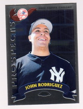 2002 Topps Chrome #686 John Rodriguez PROS RC