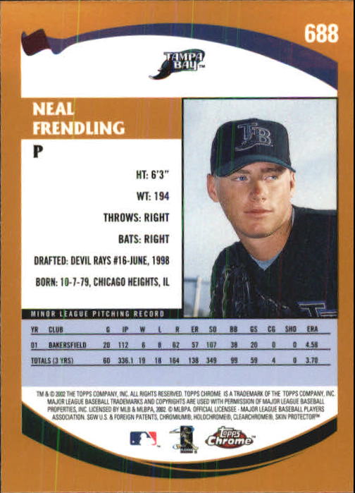 2002 Topps Chrome Baseball (#366-695) Singles - You Choose - Picture 464 of 473