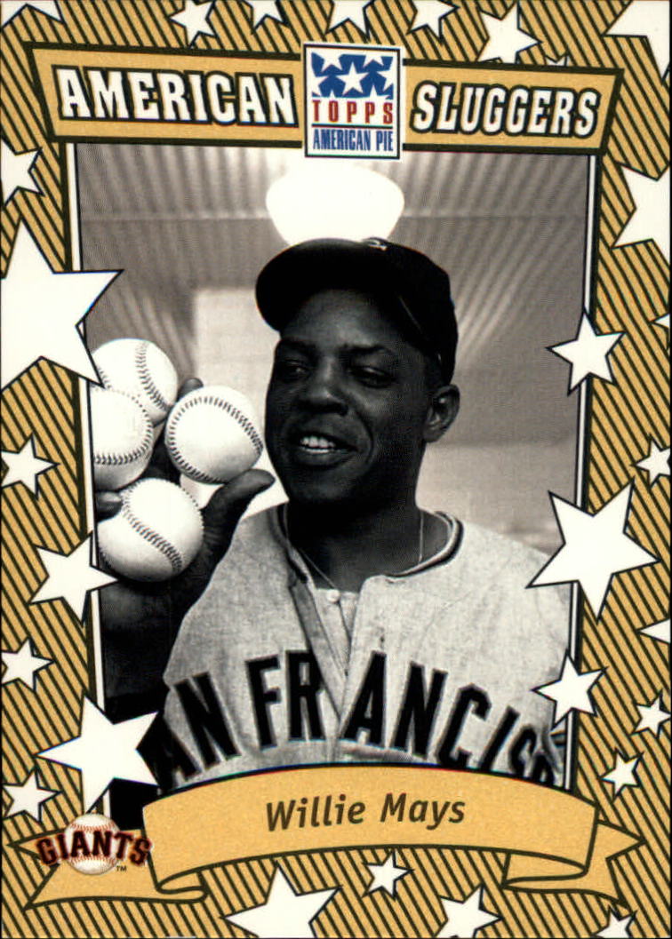 2002 Topps American Pie Sluggers Gold #14 Willie Mays