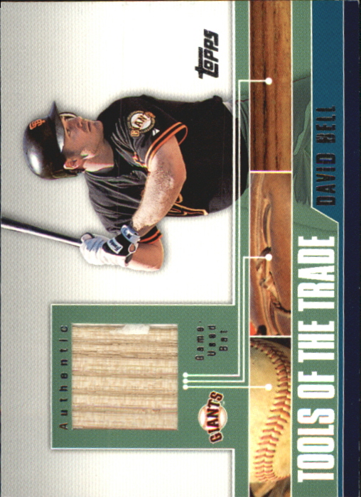 2002 Topps Traded Tools of the Trade Relics #DB David Bell Bat C