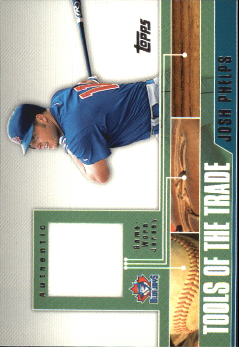 2002 Topps Traded Tools of the Trade Relics #JP Josh Phelps Jsy