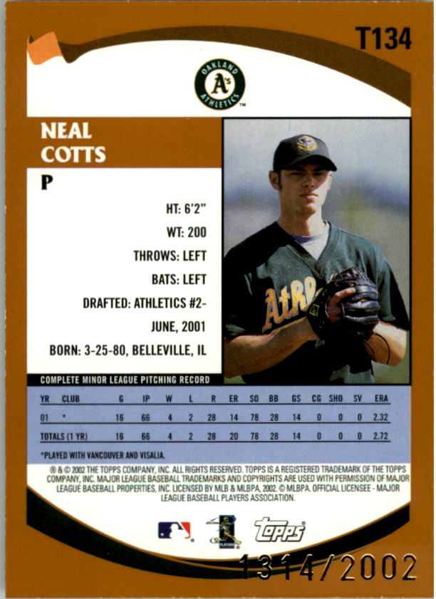 B2118- 2002 Topps Traded Gold BB # S 1-275 Parallels -du Pick- 15 + Gratis US - Bild 19 von 157