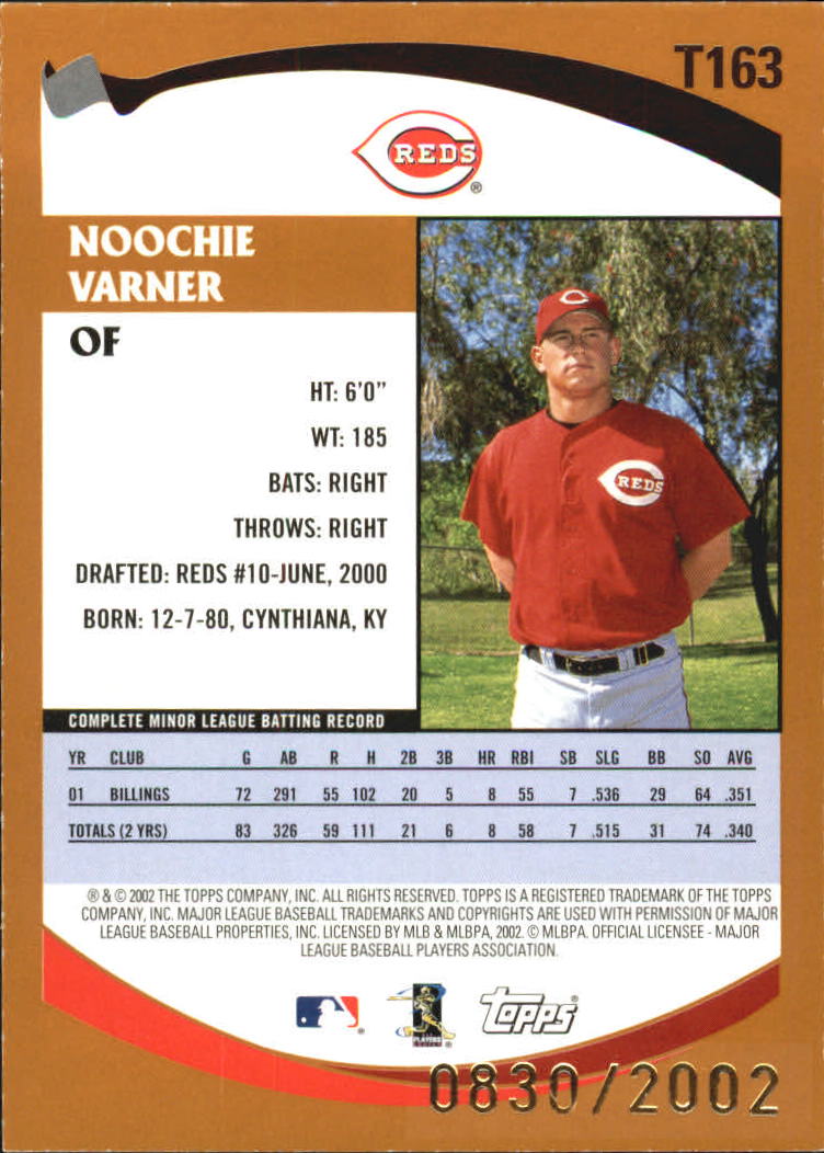 B2118- 2002 Topps Traded Gold BB # S 1-275 Parallels -du Pick- 15 + Gratis US - Bild 37 von 157