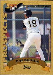 2002 Topps Traded Gold #T180 Jose Bautista