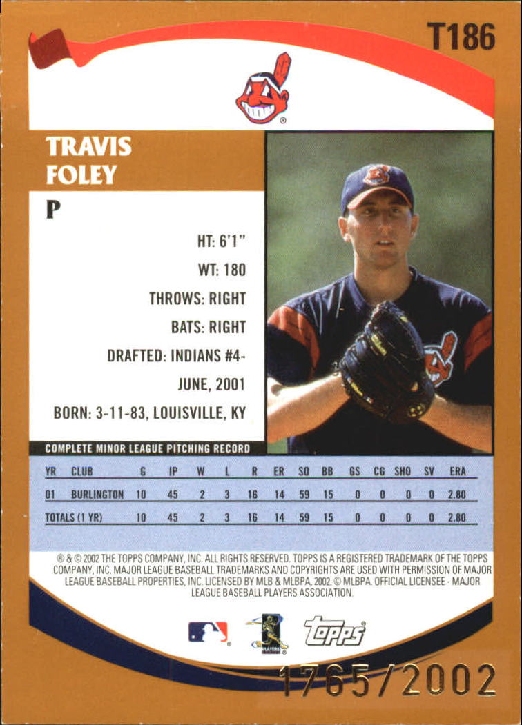 B2118- 2002 Topps Traded Gold BB # S 1-275 Parallels -du Pick- 15 + Gratis US - Bild 63 von 157