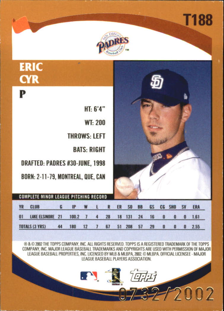 B2118- 2002 Topps Traded Gold BB # S 1-275 Parallels -du Pick- 15 + Gratis US - Bild 67 von 157