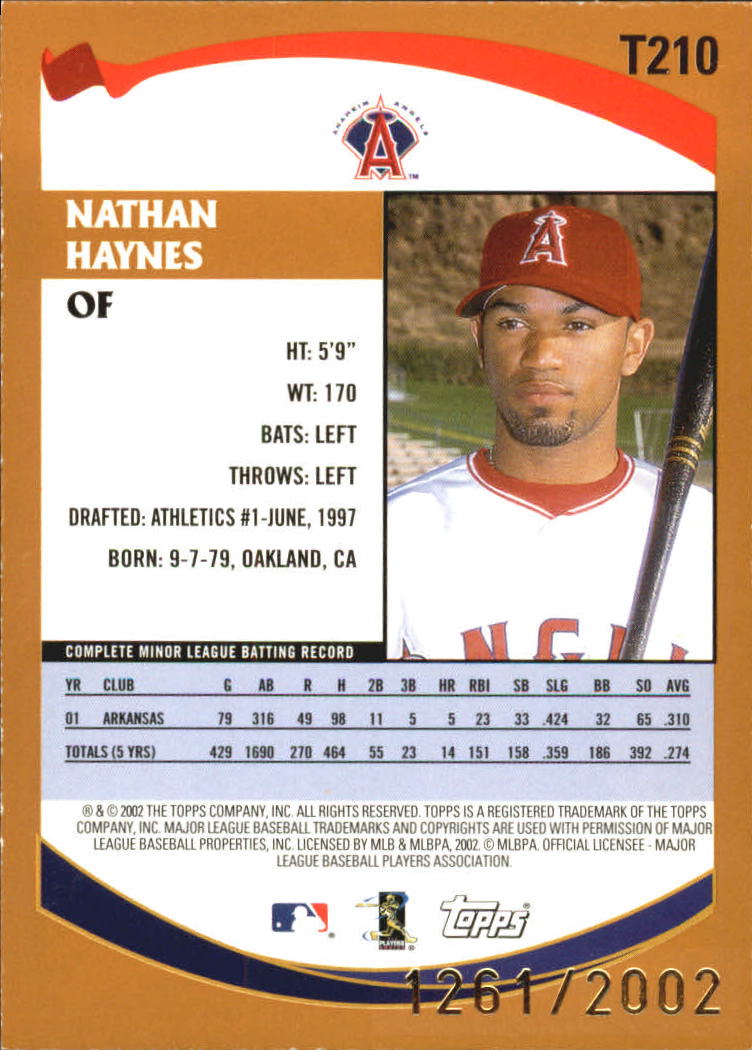 B2118- 2002 Topps Traded Gold BB # S 1-275 Parallels -du Pick- 15 + Gratis US - Bild 93 von 157