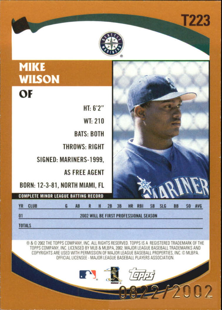 B2118- 2002 Topps Traded Gold BB # S 1-275 Parallels -du Pick- 15 + Gratis US - Bild 109 von 157