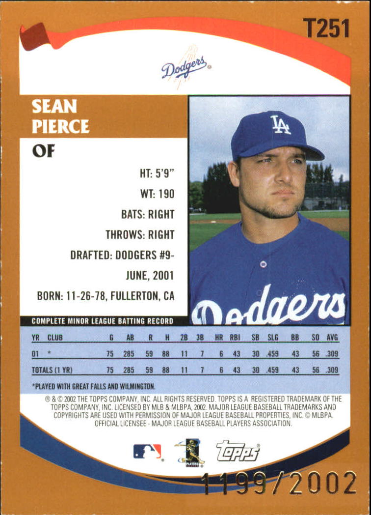 B2118- 2002 Topps Traded Gold BB # S 1-275 Parallels -du Pick- 15 + Gratis US - Bild 133 von 157