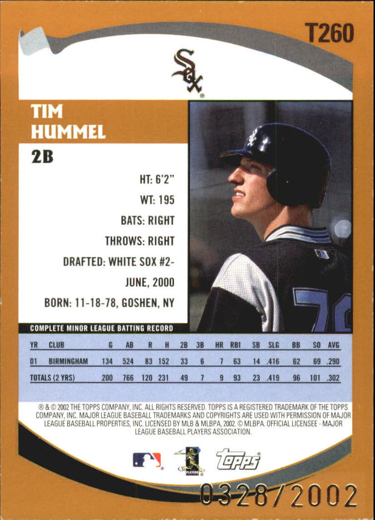 B2118- 2002 Topps Traded Gold BB # S 1-275 Parallels -du Pick- 15 + Gratis US - Bild 147 von 157