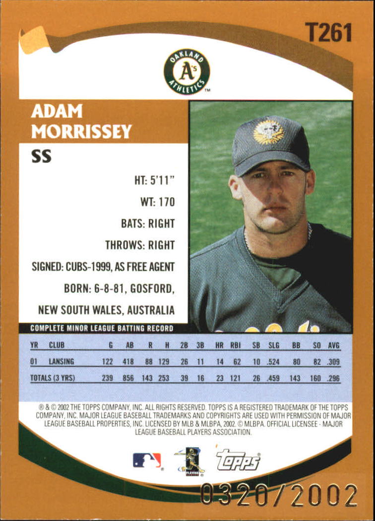 B2118- 2002 Topps Traded Gold BB # S 1-275 Parallels -du Pick- 15 + Gratis US - Bild 149 von 157