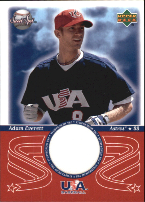 2002 Sweet Spot USA Jerseys #USAAE Adam Everett