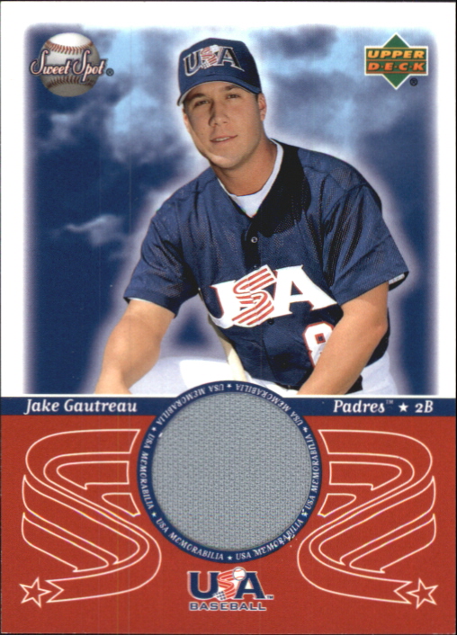 2002 Sweet Spot USA Jerseys #USAJG Jake Gautreau