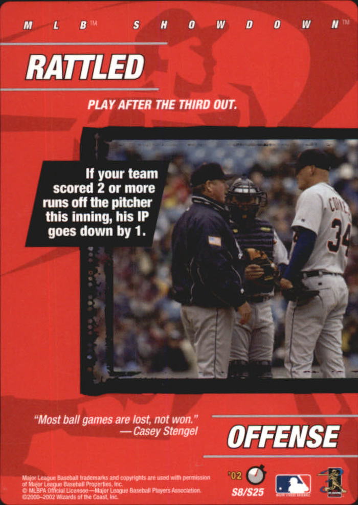 2002 MLB Showdown Trading Deadline Strategy #S8 Rattled/N.Cornejo