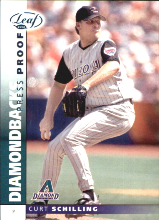 2002 Leaf Press Proofs Platinum #3 Curt Schilling