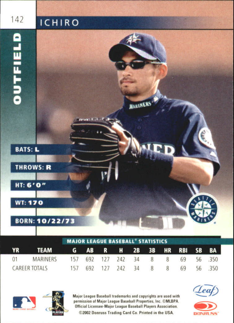 2002 Leaf Baseball "Press Proofs and Samples" Parallel Cards - Bild 3 von 5