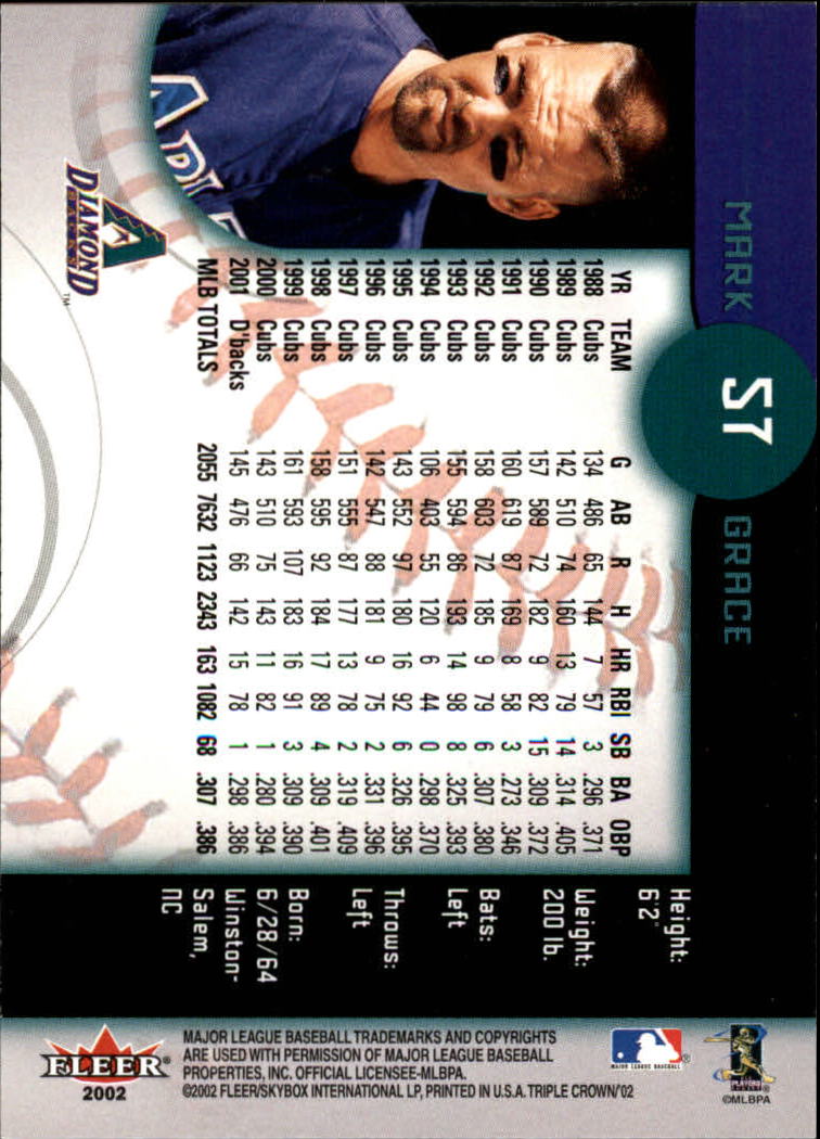 A4962- 2002 Fleer Triple Crown BB Card #s 1-270 -You Pick- 15+ FREE US SHIP