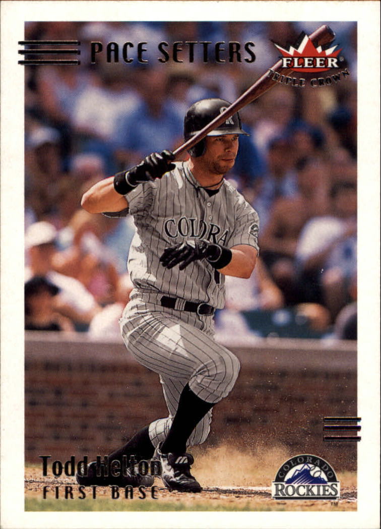 2002 Fleer Triple Crown Baseball Card #251 Todd Helton PS ...
