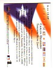 2002 Fleer Premium International Pride #6 Carlos Delgado back image