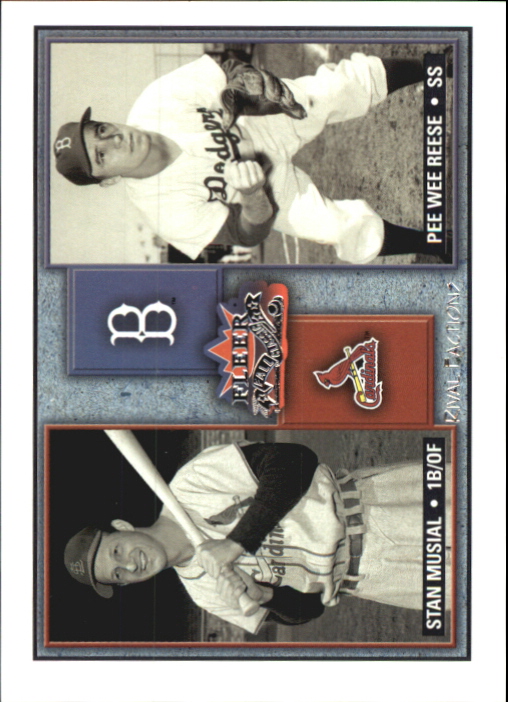 2002 Fleer Fall Classics Rival Factions #20 S.Musial/P.Reese