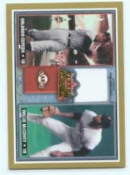 2002 Fleer Fall Classics Rival Factions Game Used #27 W.McCovey Jsy-Cepeda/200