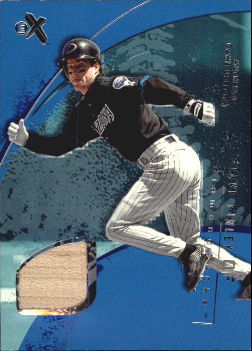 2002 E-X Essential Credentials Future #13 Steve Finley Bat/48