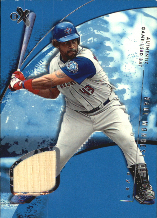 2002 E-X Essential Credentials Future #23 Raul Mondesi Bat/38