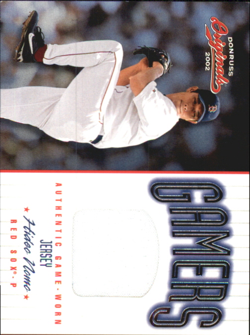 2002 Donruss Originals Gamers #4 Hideo Nomo Red Sox/100