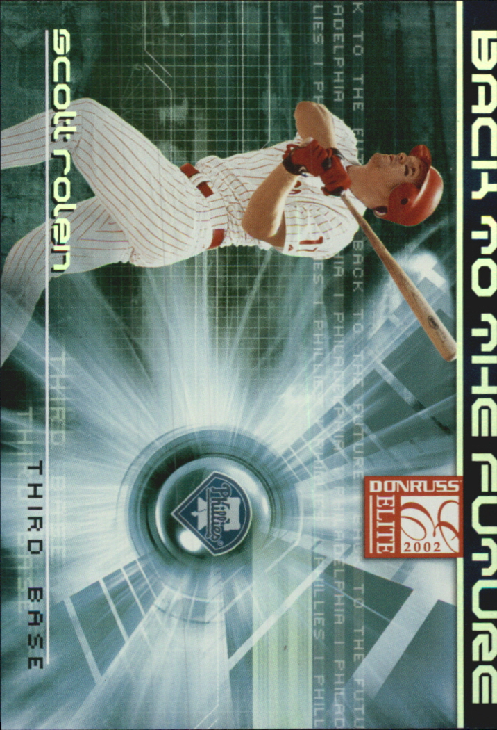 2002 Donruss Elite Back to the Future #1 S.Rolen/M.Byrd