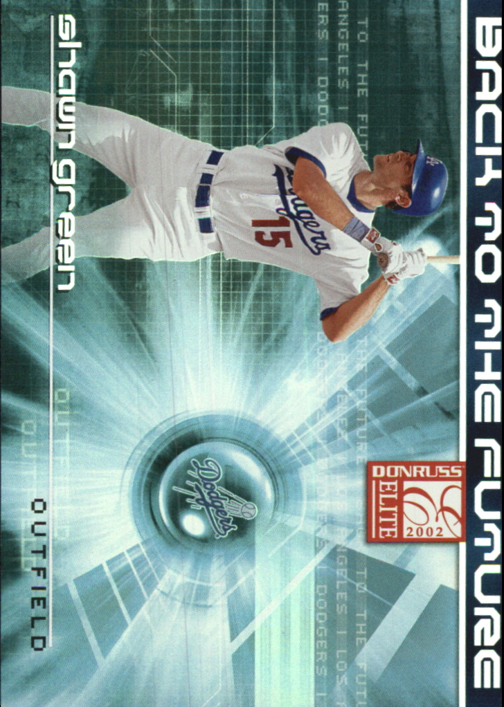 2002 Donruss Elite Back to the Future #17 Shawn Green
